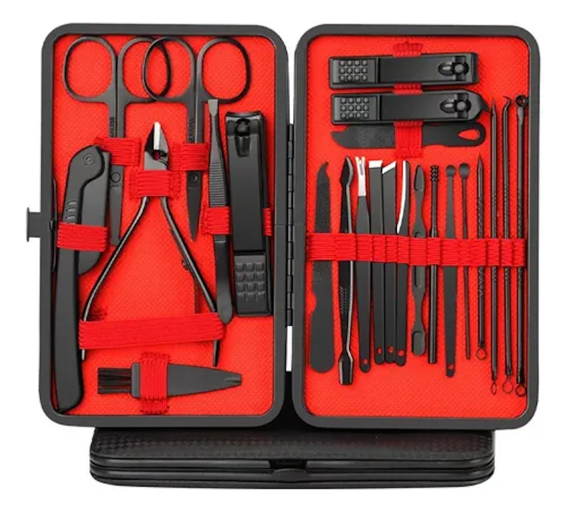 Kit De Uñas En Estuche Rígido x15 pzs